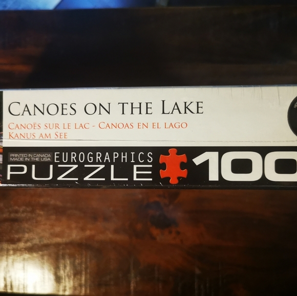 Eurographics Canoes On The Lake 1000 Piece Puzzle - Picture 3 of 4